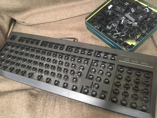 洗った後のキー