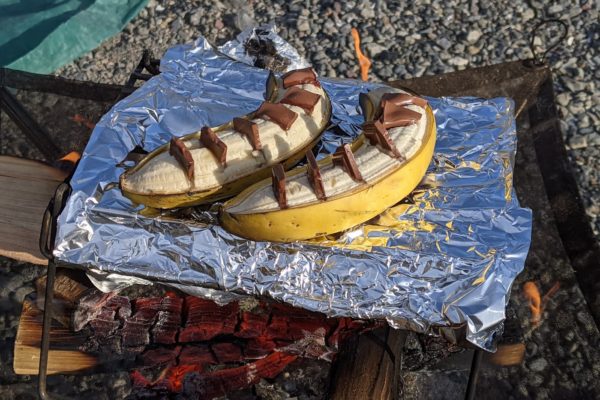 飯能河原でキャンプしたら燻製の新たな可能性を知り斬新なチョコバナナに舌鼓
